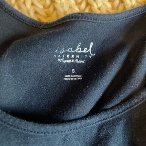 Isabel Maternity by Ingrid & Isabel Gray Sleeveless Scoop Neck Dress